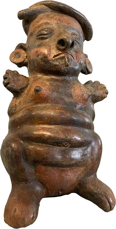 Dicke Figur aus der präkolumbianischen Zeit