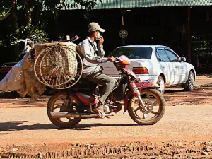Felgentransport per Moped