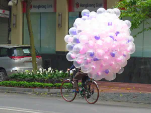 Luftballon Transport